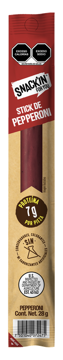 Stick de Pepperoni Individual SNACK'IN FOR YOU 28 g
