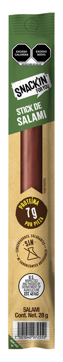 Stick de Salami Individual SNACK'IN FOR YOU 28 g