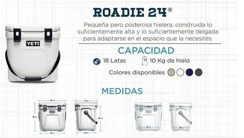 Hielera Rigida Roadie 24 Tan YETI
